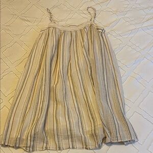 Gianni Bini Striped Dress in Cream and Tan